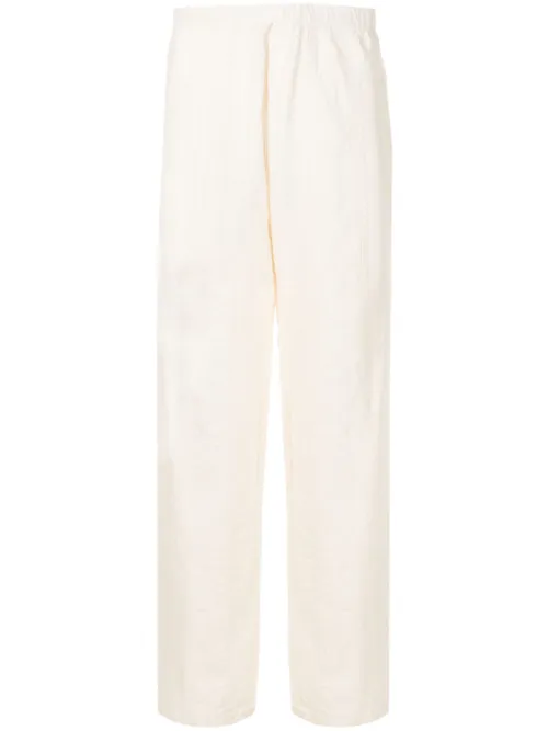 Pantalon droit à rayures - Amir Slama - Modalova