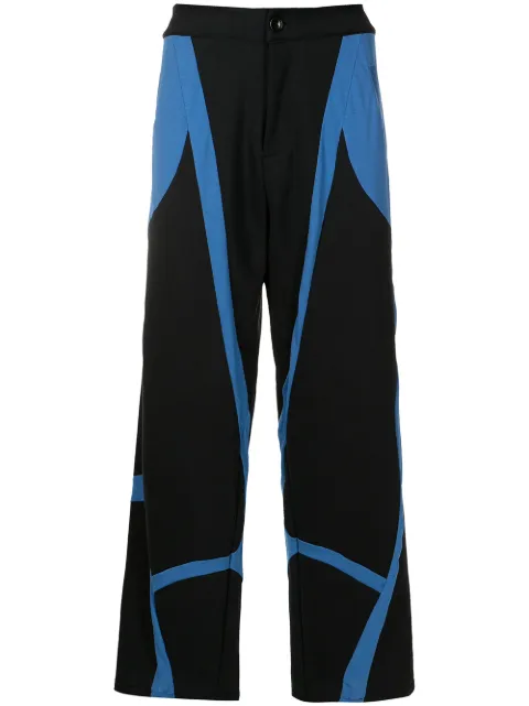 Amir Slama panelled straight-leg trousers