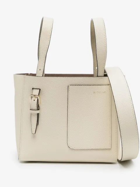 Valextra Bolsa tote Bucket micro de couro
