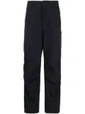FENDI mid-rise ripstop wide-leg trousers - Blue