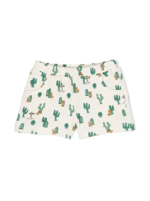 Moschino Kids bermudas con estampado gráfico