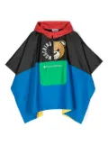 Moschino Kids Teddy Bear-print rain cape - Black