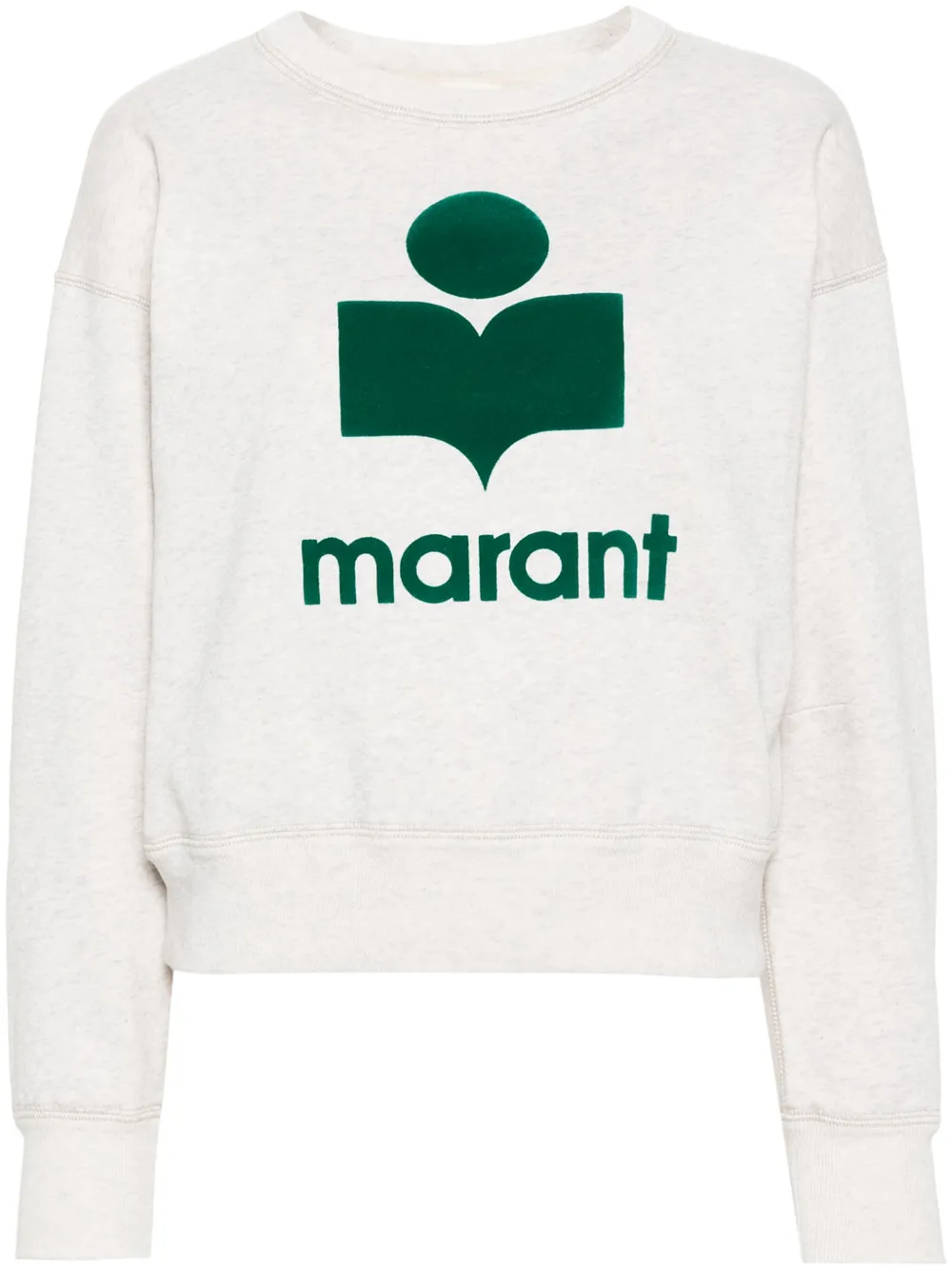 MARANT ÉTOILE Mobyli flocked-logo sweatshirt