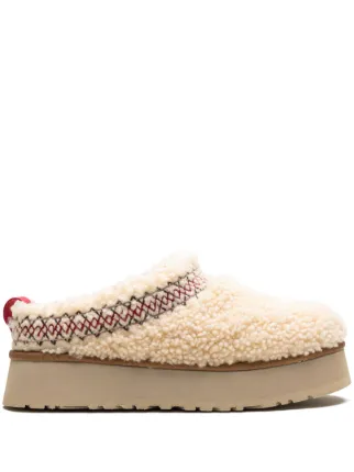 UGG Tazz Ugg Braid Heritage Braid Natural Slippers Neutrals FARFETCH UK