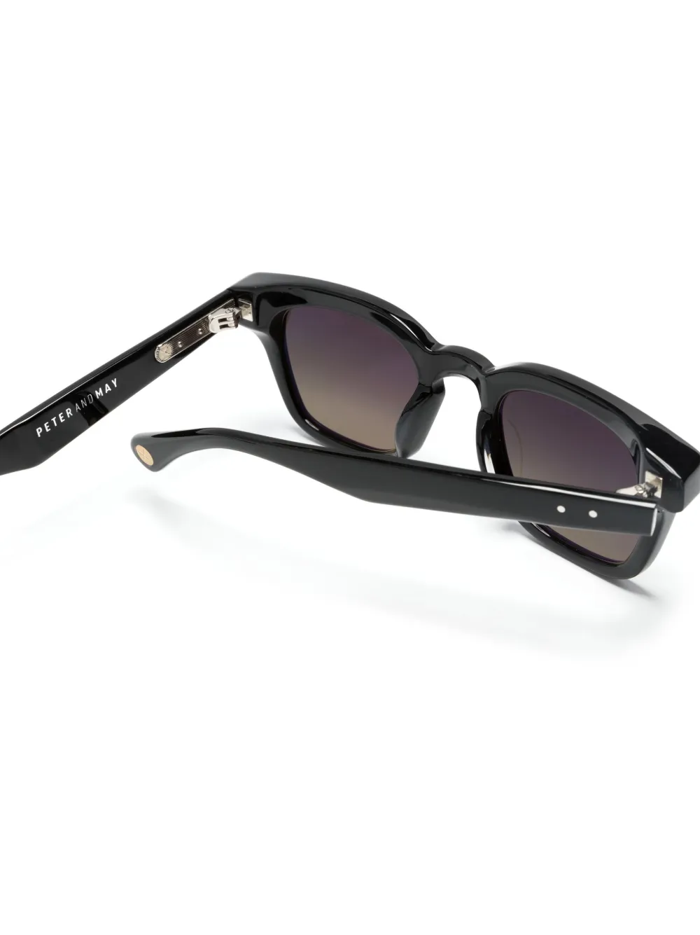 Peter & May Walk Son Sun zonnebril met wayfarer montuur Zwart
