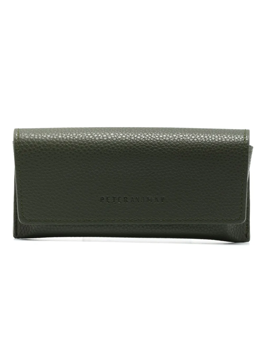 Peter & May Walk Zonnebril met rond montuur en logo Groen