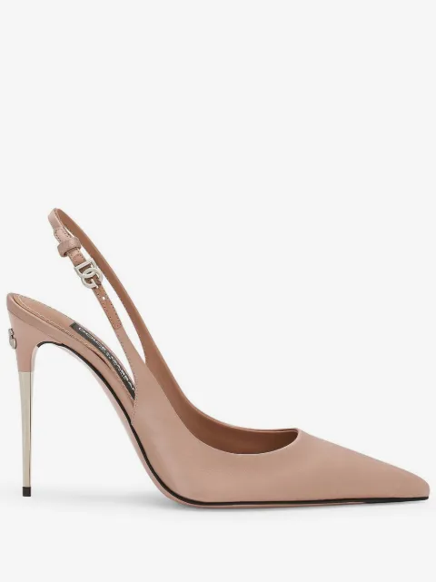 Dolce & Gabbana slingback leather pumps
