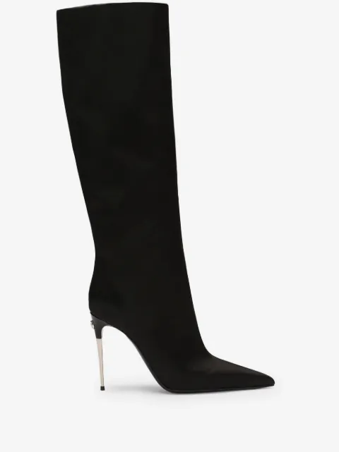 Dolce & Gabbana satin boots