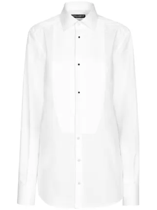 Dolce & Gabbana ビブフロント シャツ | ホワイト | FARFETCH JP