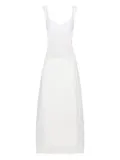 Dolce & Gabbana corset-detailing tulle midi dress - White