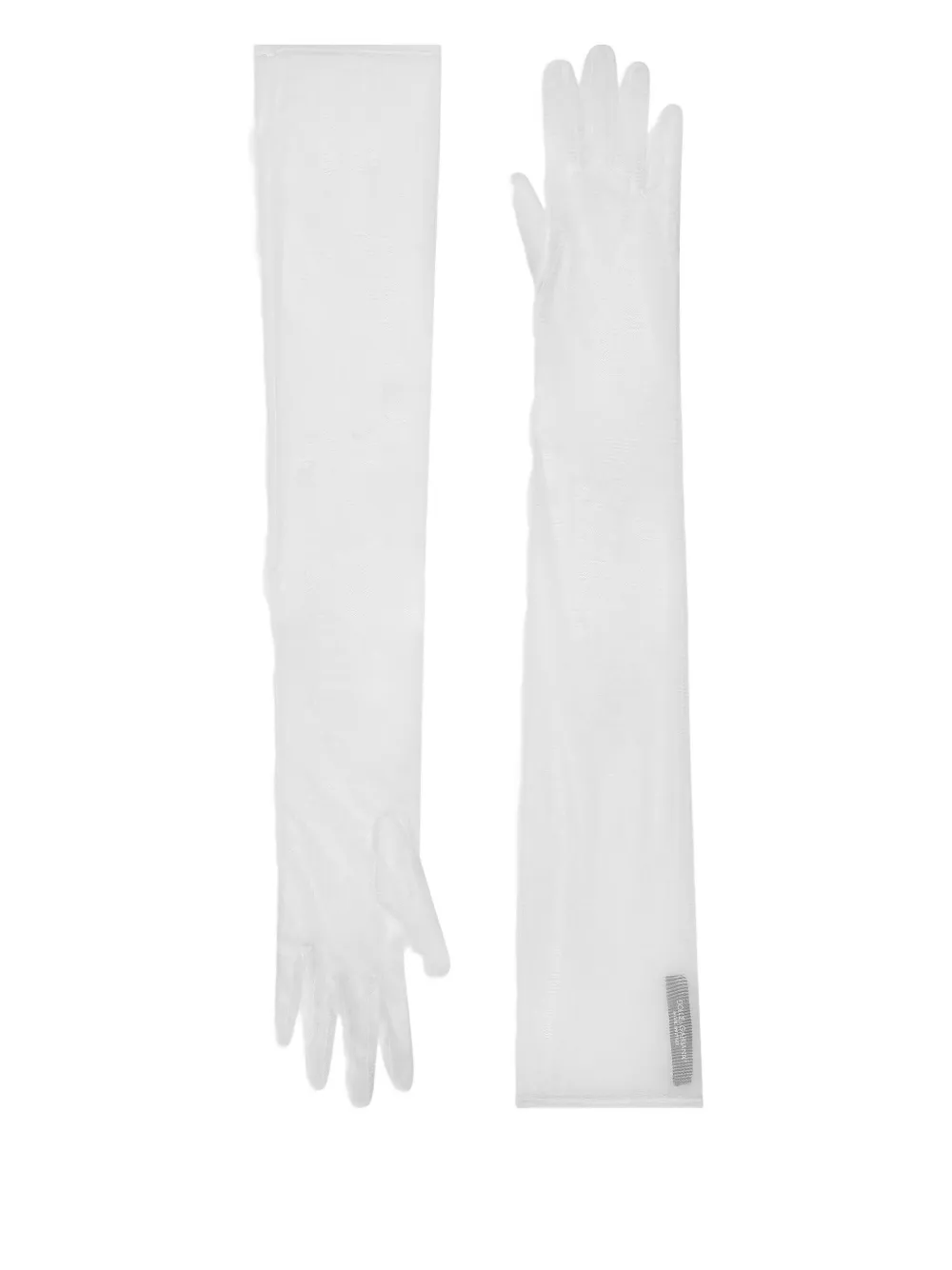 Dolce & Gabbana tulle gloves - Bianco