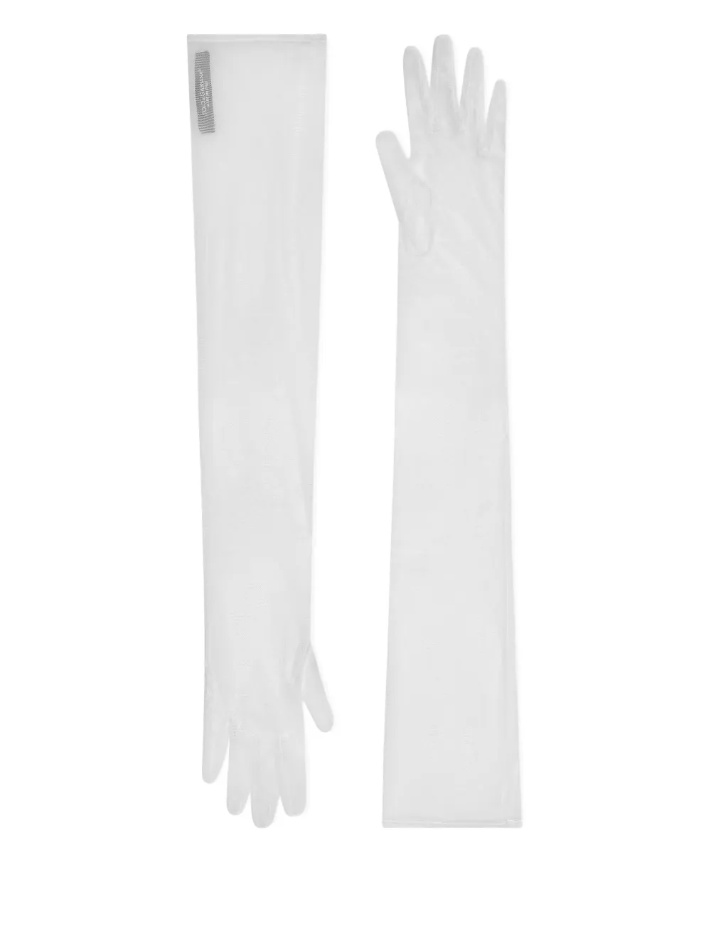 Dolce & Gabbana tulle gloves - Wit