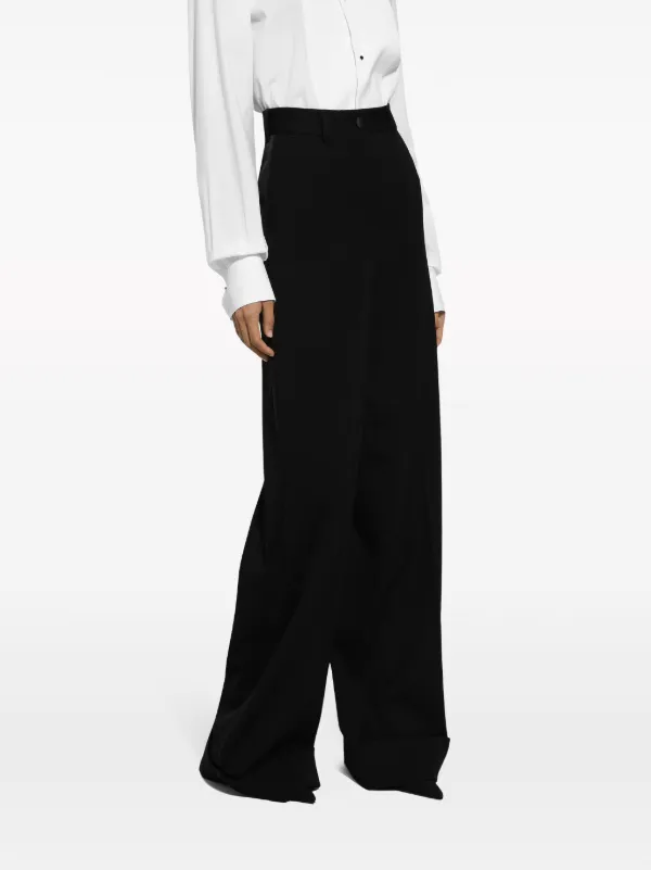 Dolce & Gabbana wide-leg Trousers | Black | FARFETCH