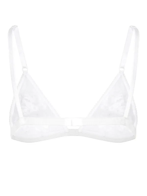 Dolce & Gabbana フローラル トライアングルブラ | ホワイト | FARFETCH JP