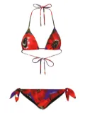 Dolce & Gabbana Anemone balconette bikini set - Red