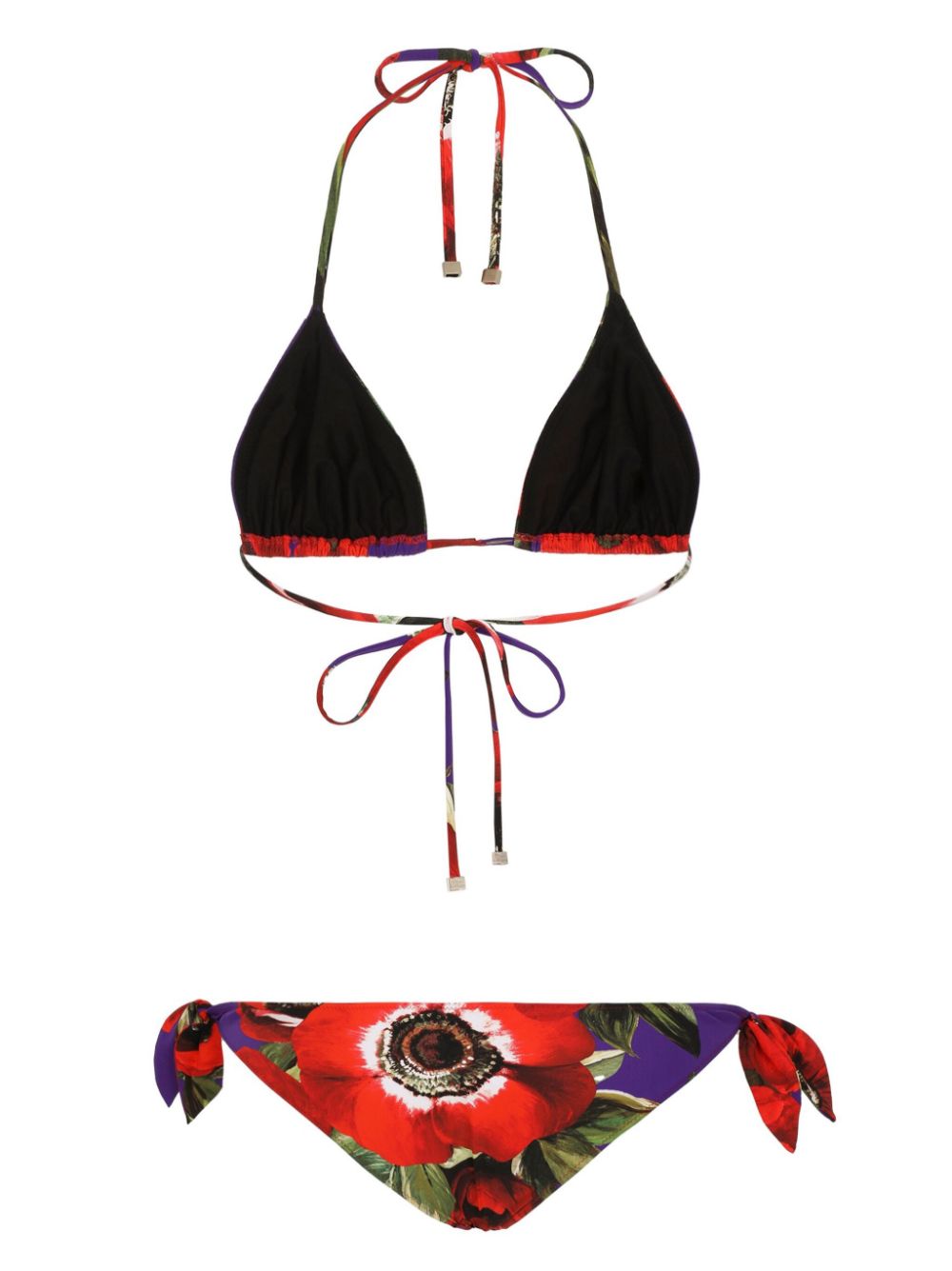 Dolce & Gabbana Anemone balconette bikini set - Red