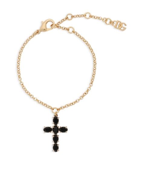 Dolce & Gabbana armbånd med kors-vedhæng
