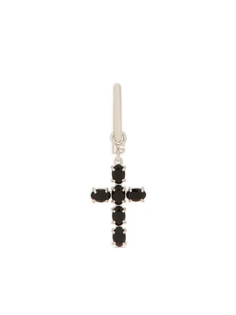 Dolce & Gabbana cross-pendant hoop earring