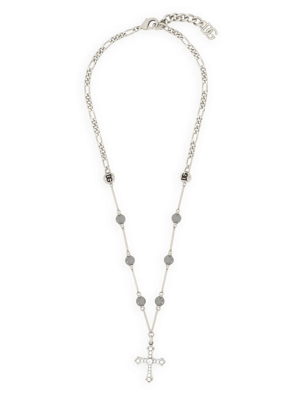 Dolce & Gabbana collier à pendentif croix | argent | Image 1