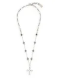 Dolce & Gabbana cross-pendant necklace - Silver