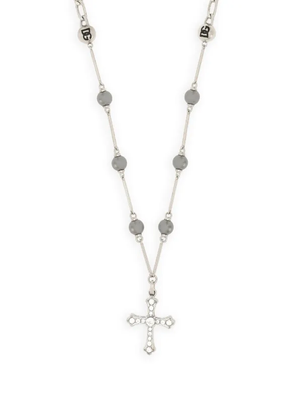 アクセサリー Dolce & Gabbana Cross pendant necklace 16972814_34801170_322.jpg