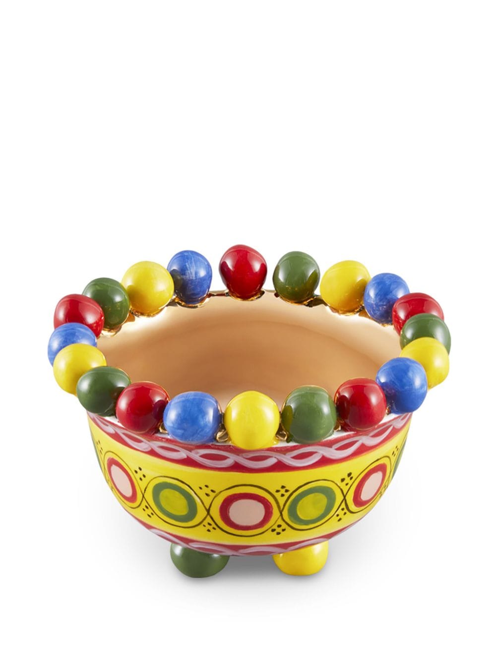 Shop Dolce & Gabbana Carretto Trinket Dish (11 Cm) In Yellow