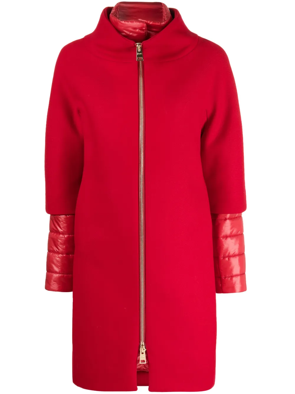 Herno detachable-panel coat | Red | Image 1