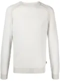 BOSS crew-neck cotton blend jumper - Neutrals