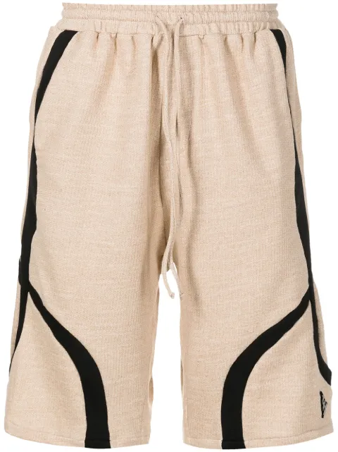 Amir Slama shorts con diseño de dos tonos