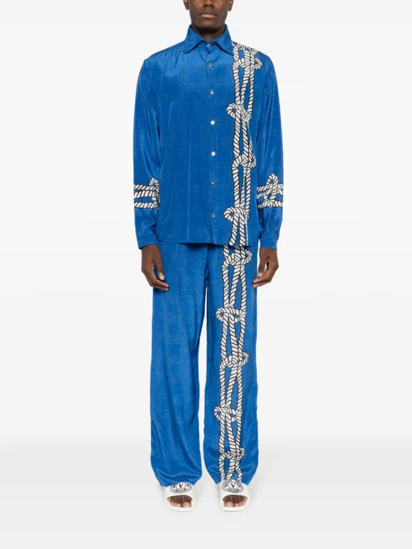 bow-detail bag chain