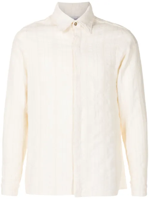 Chemise en jacquard à rayures - Amir Slama - Modalova