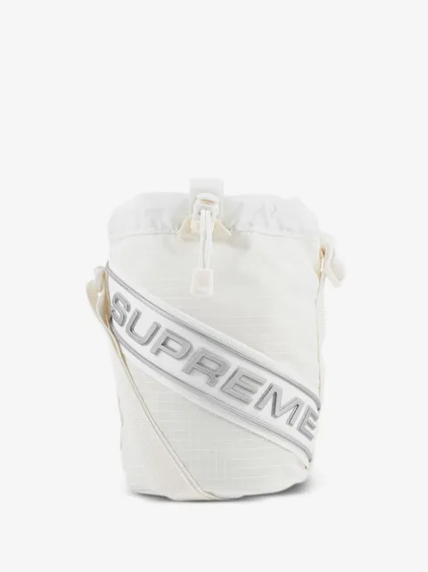 Supreme mochila tipo mensajero Cinch Pouch White pequeña