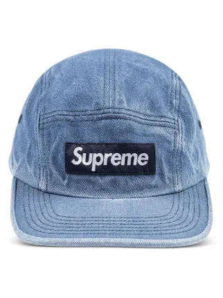 supreme washed chino twill cap denim