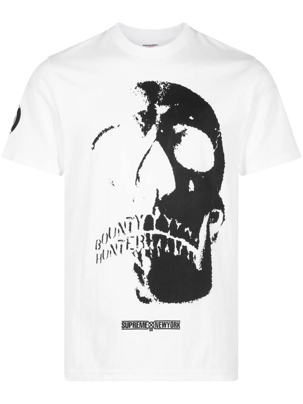 Supreme X Bounty Hunter Skulls T恤 In White