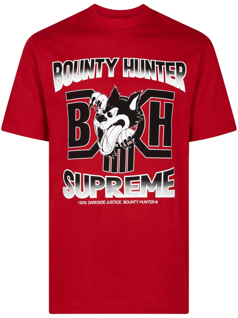 Supreme X Bounty Hunter Wolf T-shirt In Red