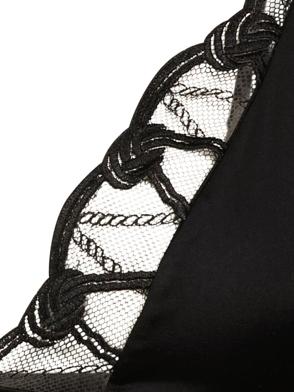 Kiki de Montparnasse Bondage mesh-detail bra - Zwart