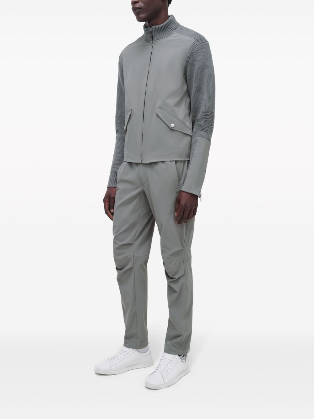 Shop Simkhai Tucker Lightweight Jacket In Grey