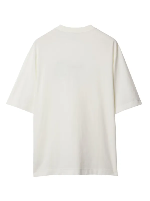 BURBERRY ローズ コットン Tシャツ Burberry Rose Check Shoulder Strap T-Shirt | Saks Fifth Avenue