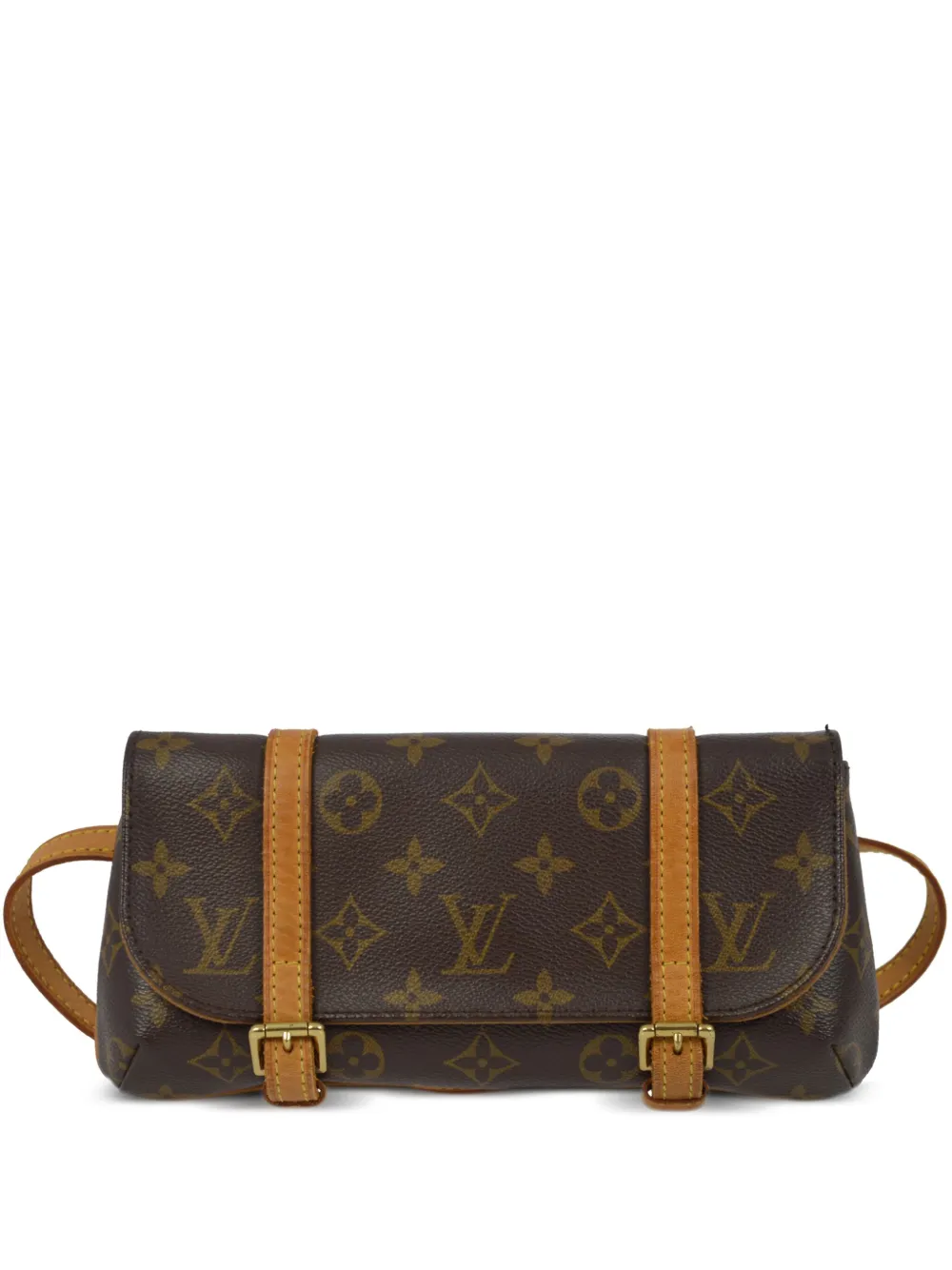 Pre-owned Louis Vuitton 2005  Pochette Marelle Belt Bag In Brown