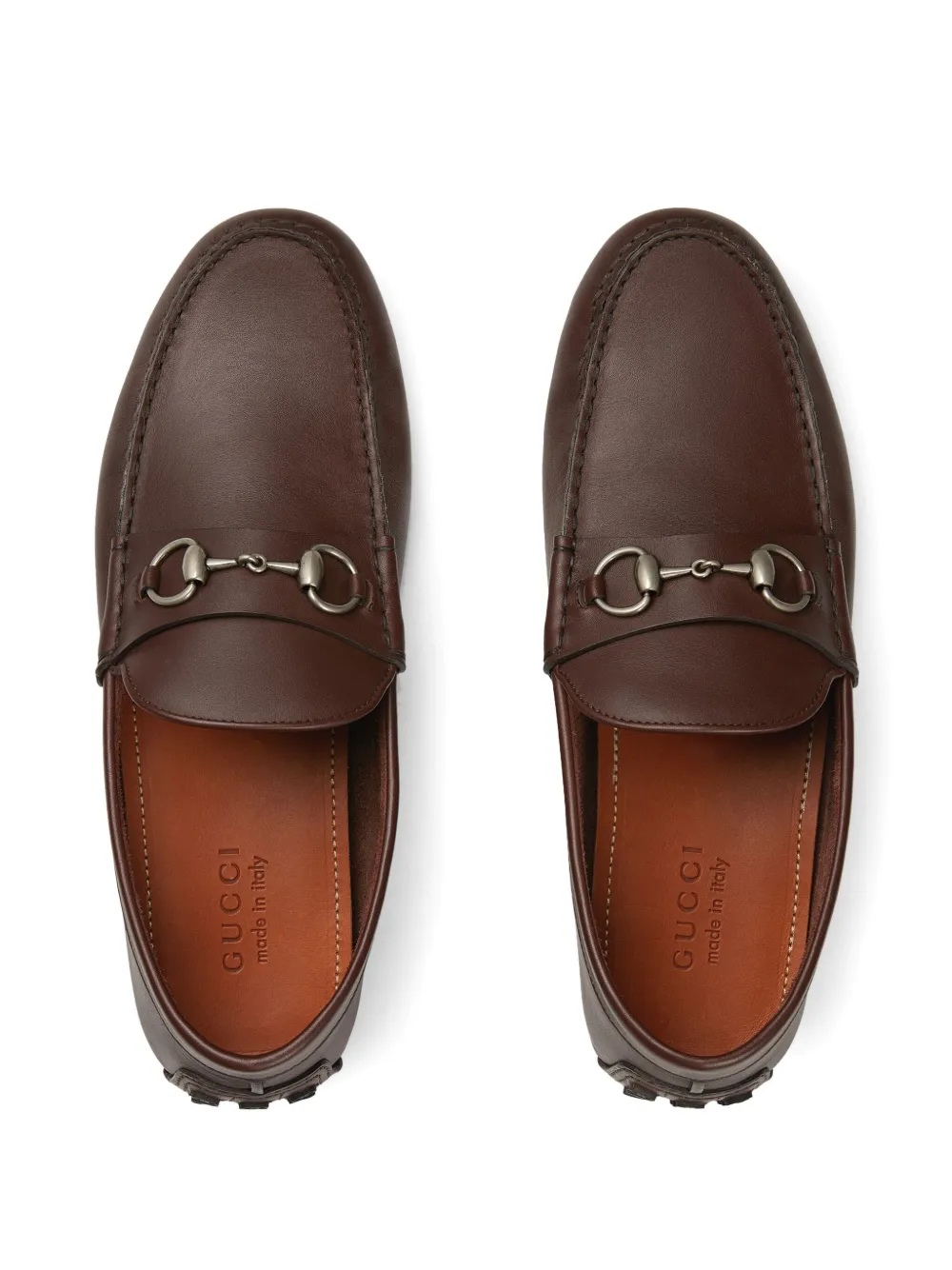 Gucci Herren-mokassin Mit Horsebit In Brown