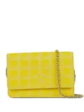 CHANEL Pre-Owned 2002 Travel Line wallet on chain - Yellow