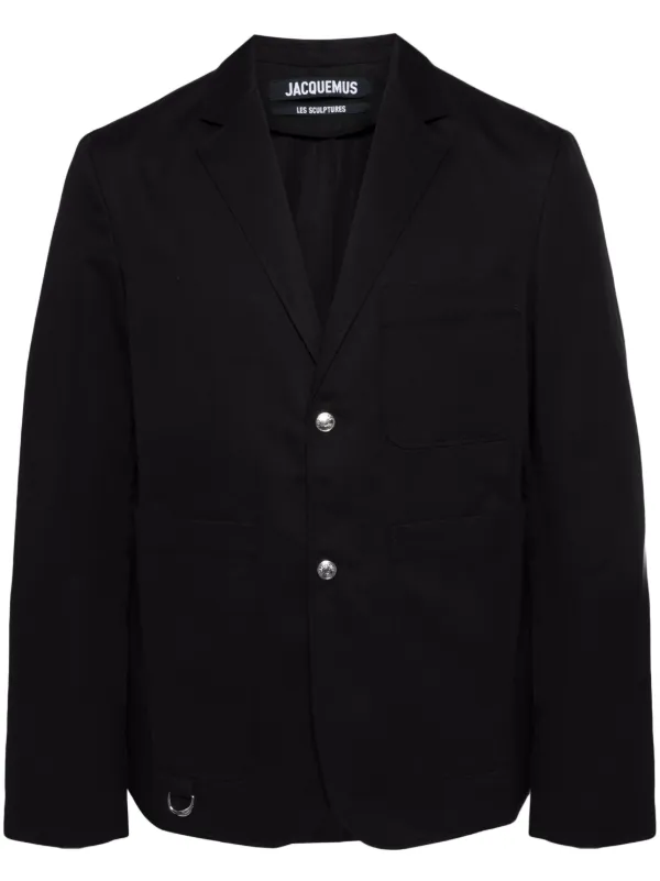【人気投票 】ハイブランド人気ランキング！ Jacquemus Jean JP FARFETCH | ブラック | シングルジャケット ジャケット・アウター