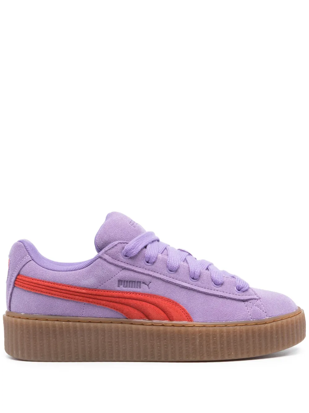 Puma Fenty Creeper Phatty Kids Sneaker Lavender Alert / Burnt Red In Purple