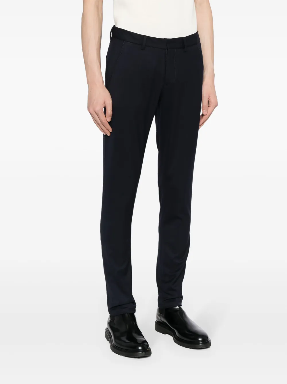 PT Torino Slim-fit broek Blauw