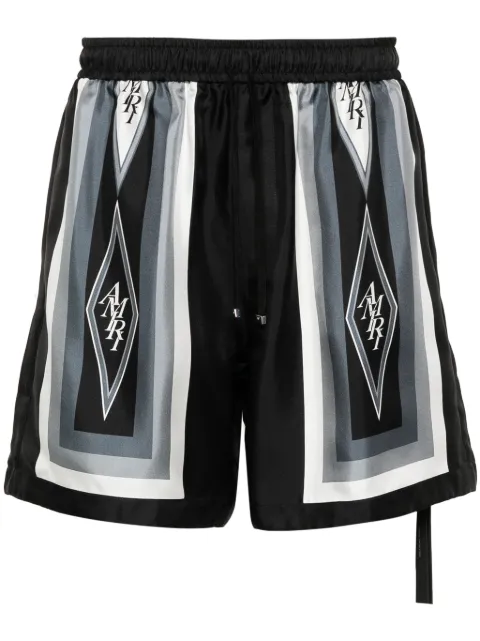 AMIRI Diamond silk shorts