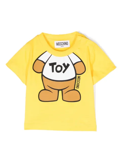 Moschino Kids logo-print cotton T-shirt 