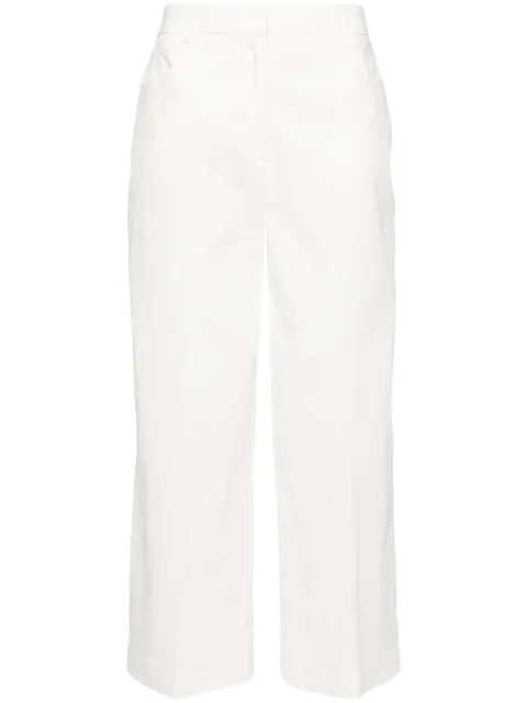 PINKO Protesilao linen blend cropped trousers