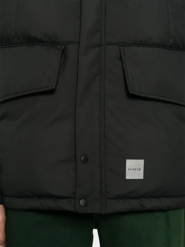 SPORT b. By Agnès b. ロゴ ダウンジャケット | ブラック | FARFETCH JP