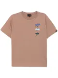 SPORT b. by agnès b. Tapes T-shirt - Brown