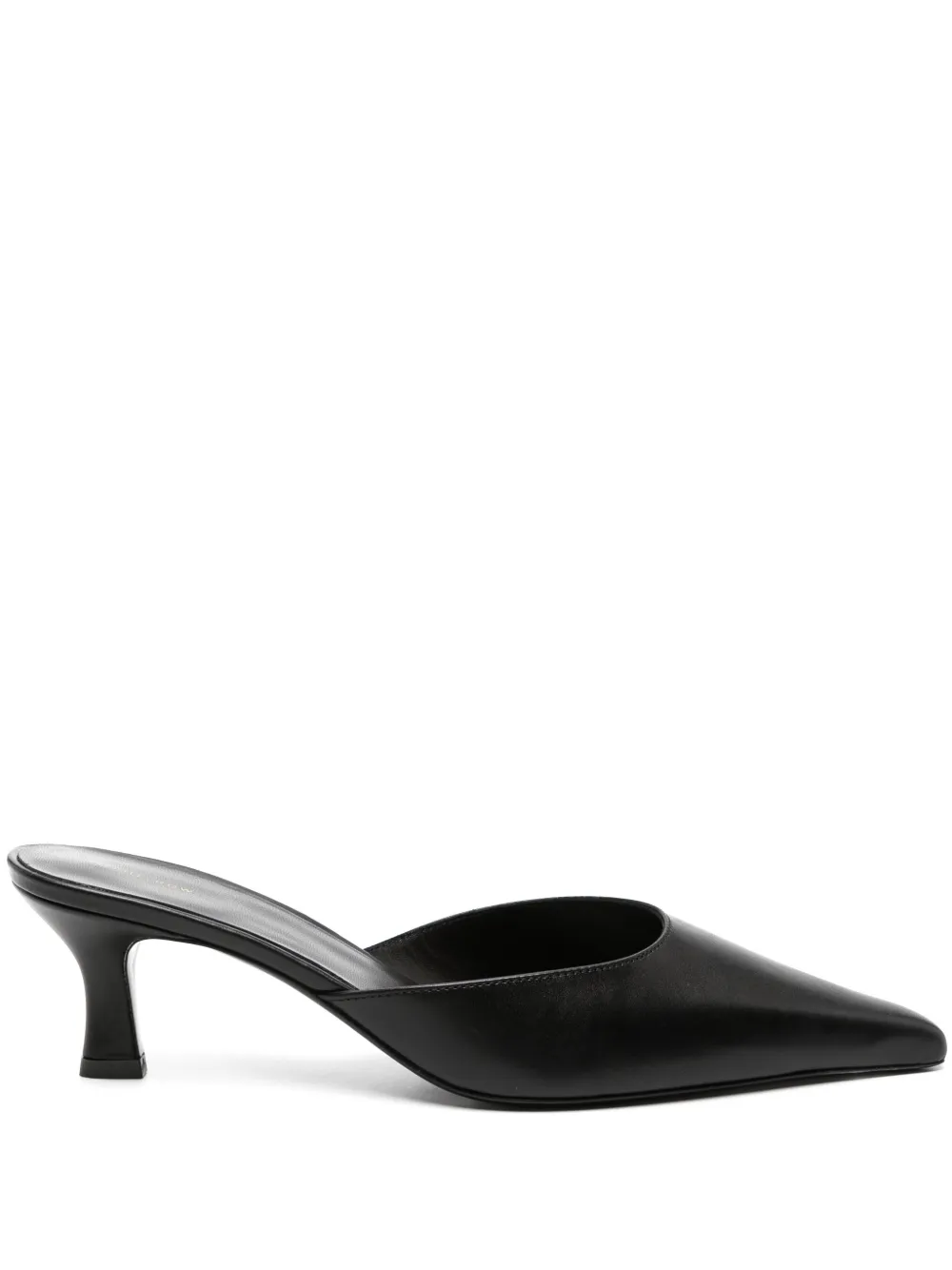 The Row Cybil pointed-toe mules Black